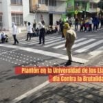 Colombia. Plantón en la Universidad de los Llanos contra la brutalidad policial