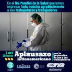 Argentina. La CTA Autónoma honra a los trabajadoras y las trabajadores de la Salud