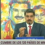 Venezuela. Maduro en la cumbre del MNOAL denuncia la violencia de los Estados Unidos