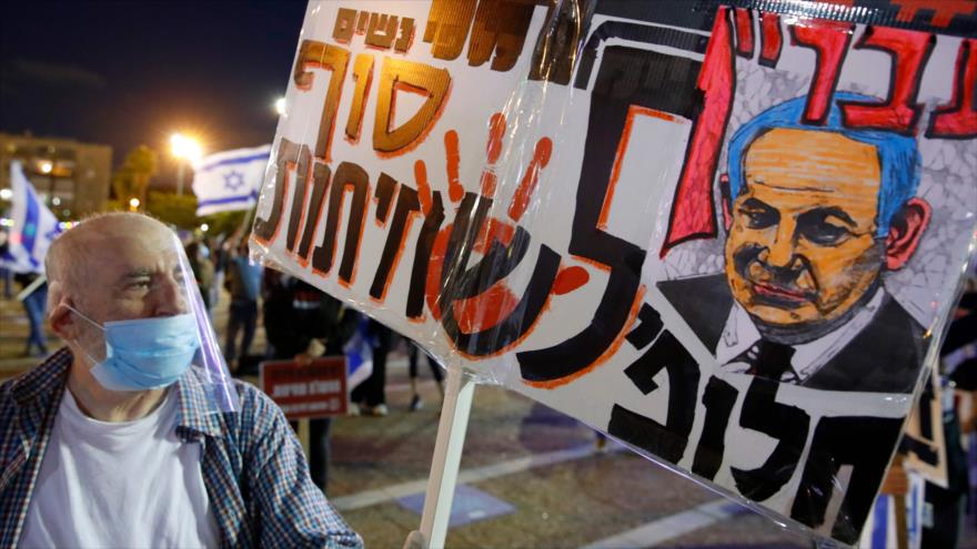Israelíes protestan contra dictadura de Netanyahu: No puedo respirar | HISPANTV