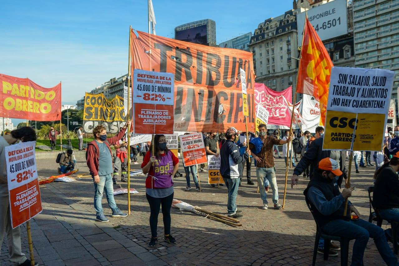 Obelisco - Jornada de lucha del Sindicalismo Combativo - Images
