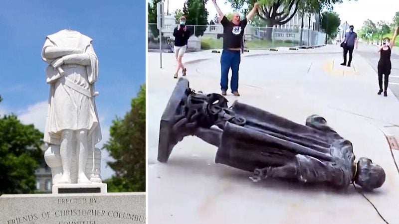 Estatuas de Colón y de los confederados son derribadas en ciudades de todo Estados Unidos – La otra Andalucía