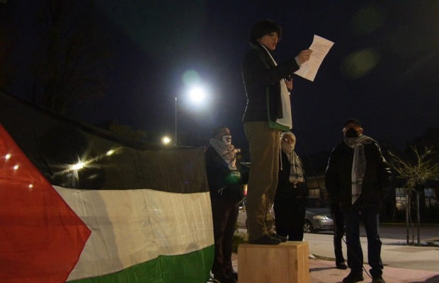 Argentina. El «No a la anexión» y «Viva Palestina Libre» resonó en las calles de Buenos Aires  / Intervención del Frente Cultural Che Adelita
