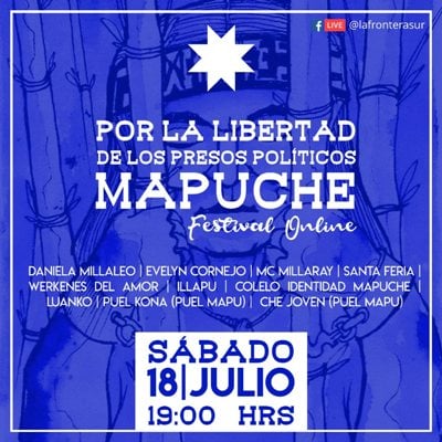 Nación Mapuche. Festival Online Por la Libertad de los Presos Políticos Mapuche