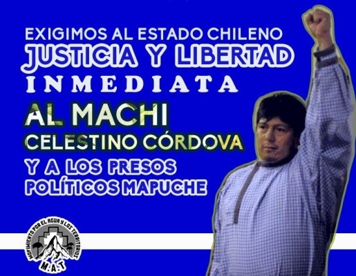 Nación Mapuche.  Presos Mapuche en riesgo de muerte y el estado ausente