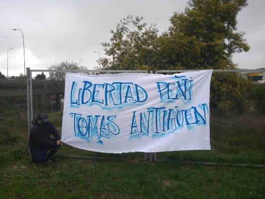 Nación Mapuche. El joven Tomas Antihuen en cárcel en Concepción
