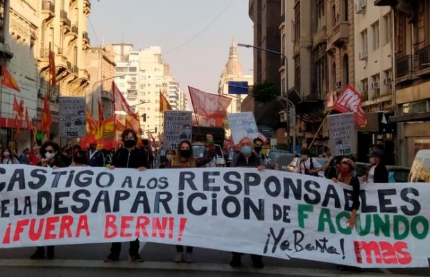Argentina. Un sector de la izquierda se movilizó por aparición con vida de Facundo Astudillo Castro