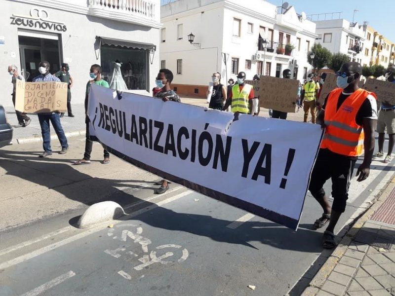 Manifestación en Lepe para pedir soluciones para los afectados por los incendios – La otra Andalucía
