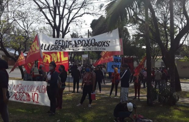 Argentina. Marcharon en el Chaco hacia Consulado paraguayo /Represión y detenidos