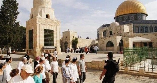 Palestina.  Colonos israelíes irrumpen en mezquita Al-Aqsa protegidos por fuerzas sionistas
