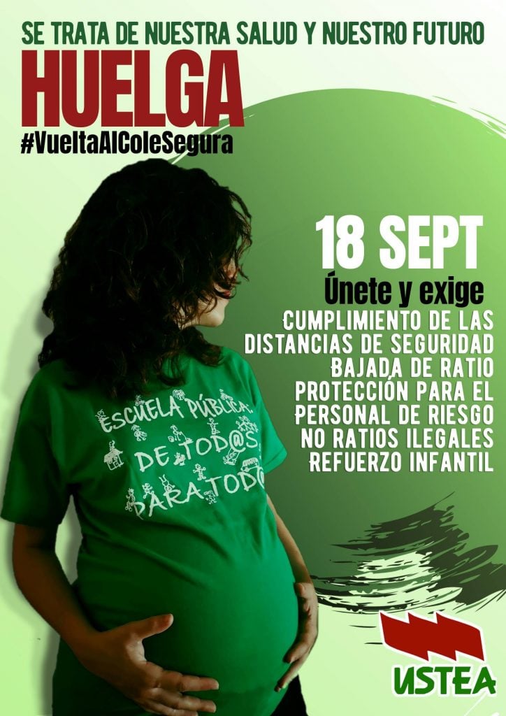 Huelga en educación en Andalucía el 18 de septiembre