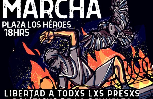 Chile. Este lunes en todo el país y a nivel internacional jornada por la libertad de las y los presos políticos de la Revuelta