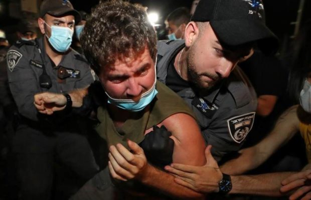 Israel.  Protestas terminan en enfrentamientos contra la policía y el arresto de varios manifestantes