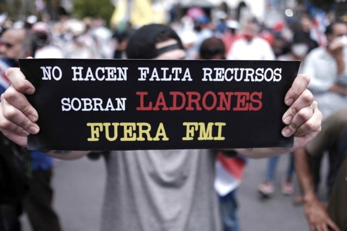 Costa Rica vive segundo día de protestas contra eventual acuerdo con FMI |  El Economista