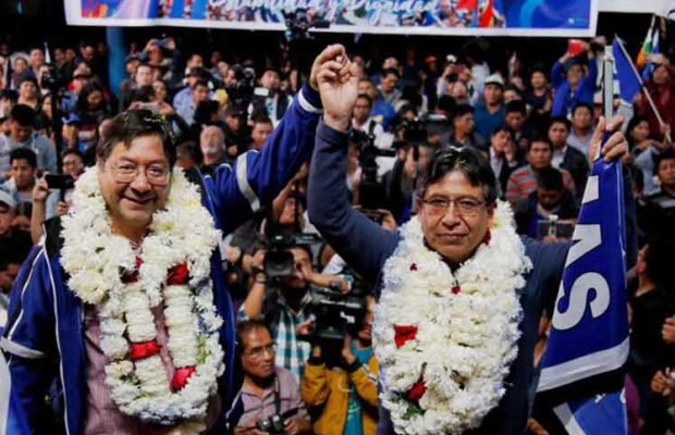 Bolivia. El MAS aplastó a la dictadura: Arce y Choquehuanca obtuvieron el 52,4% contra el 31,6% del derechista Mesa