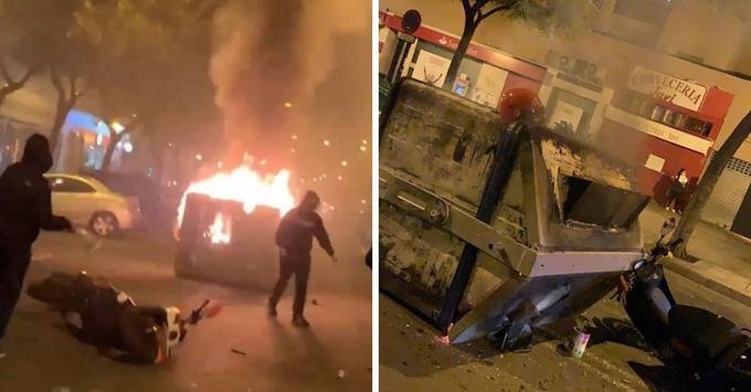 Sevilla: Disturbios en Pino Montano al grito de "Menos policía y más sanidad"