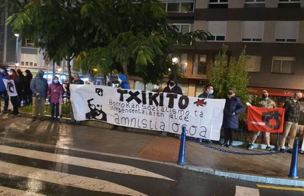 Euskal Herria. Convocan movilizaciones en solidaridad con «Txikito», preso vasco en huelga de hambre y sed