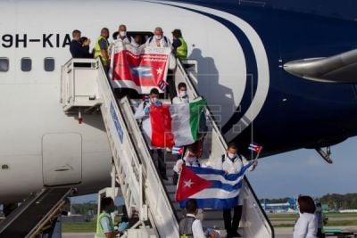 Cuba. En Italia piden el retorno de la brigada médica