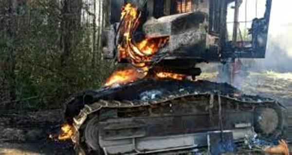 Nación Mapuche. Órgano de Resistencia Territorial se adjudica ataque incendiario a faena forestal en Mulchén