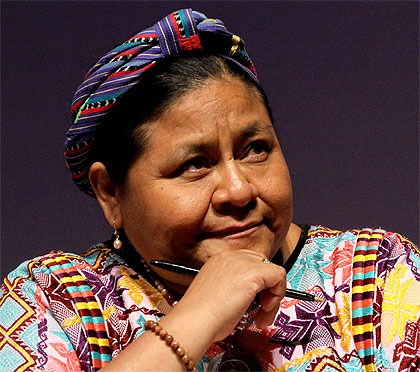 Guatemala. Rigoberta Menchú hace un llamado a la gobernabilidad en el país