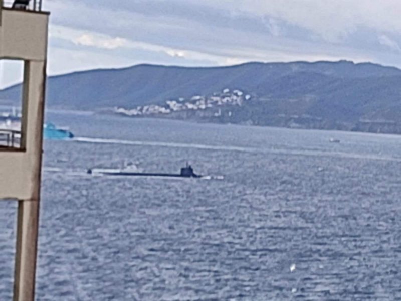 Campo de Gibraltar: Alertan de la presencia de un submarino nuclear estadounidense