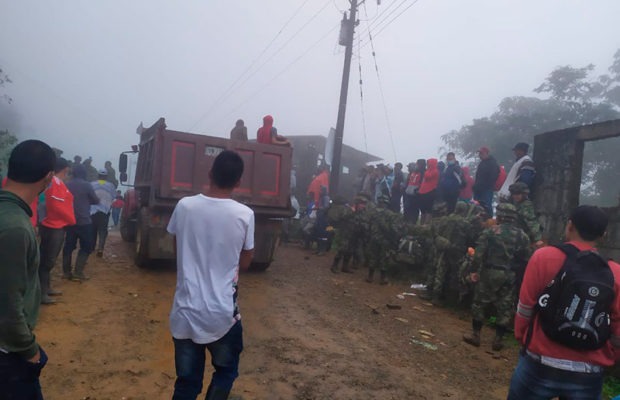 Colombia. Comunidad de El Tambo, expulsa al Ejército de su territorio