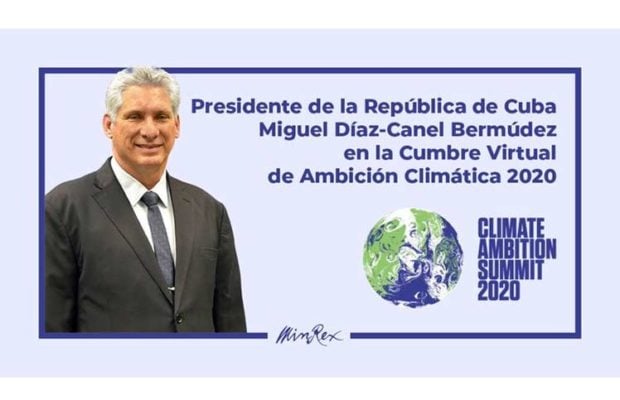 Cuba. En la Cumbre de Acción Climática: Todos estamos amenazados