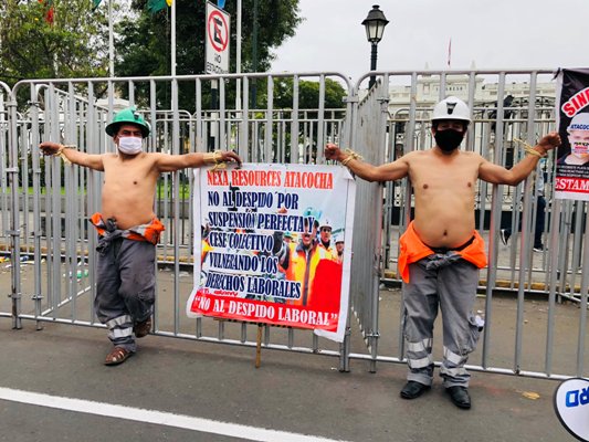 Perú. Trabajadores mineros continúan en huelga indefinida