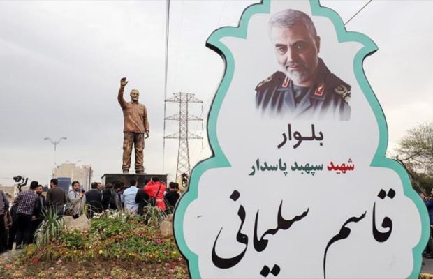 Irak. Informe. EEUU teme incluso a estatua de Qasem Soleimani