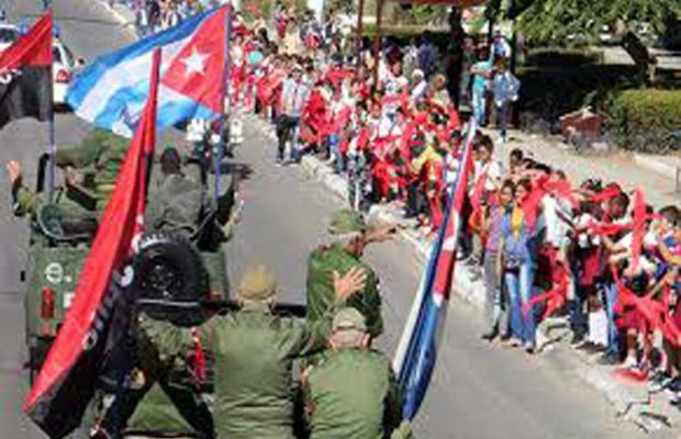 Cuba. Avanza caravana en respaldo a la Revolución
