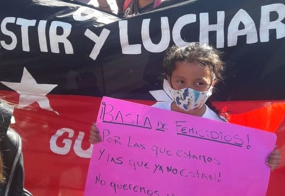 Argentina. Ezeiza: Cientos de mujeres ganaron la calle para gritar: ¡basta de femicidios!