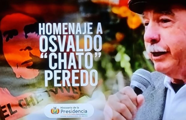 Bolivia. El gobierno rindió emotivo homenaje al Comandante Chato Peredo