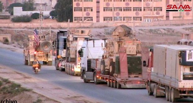 Siria. EE.UU ingresa nuevos refuerzos militares y logísticos a sus bases ilegales al este de Deir Ezzor