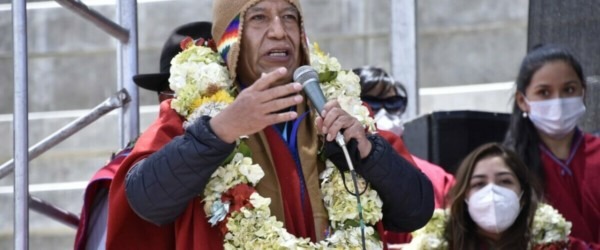 Bolivia. El Vicepresidente David Choquehuanca afirma que campesinxs e indígenas «un día nos vamos a levantar»