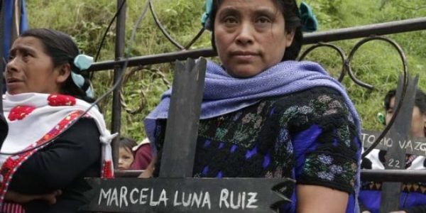 México. «Junto a Samir y Fidel, hoy reclamamos justicia para Miguel Vázquez», Acteal Chiapas