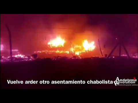 Huelva: Vuelve a arder otro asentamiento chabolista de inmigrantes en Palos de la Frontera