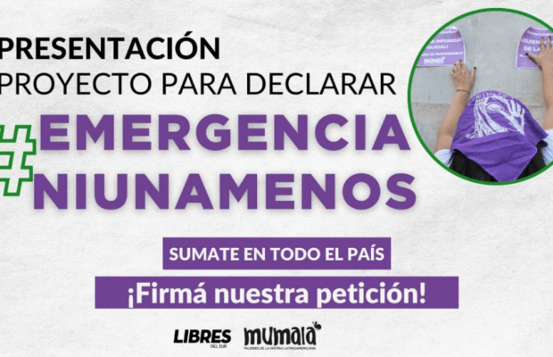 Argentina. Exigen declarar la Emergencia Nacional en Violencias de Género