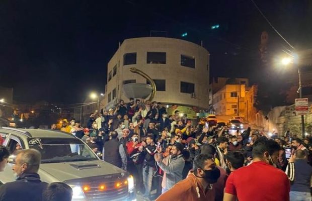 Jordania. Protestas  contra restricciones gubernamentales por la Covid-19