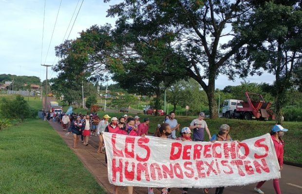Argentina. Misiones: Marcharon por la libertad de Iván Da Silva, del FOL