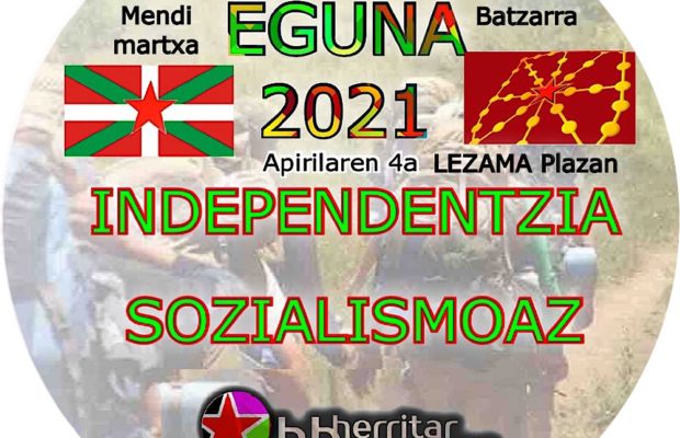 Euskal Herria. Comunicado de Herritar Batasuna: La Independencia vendrá de la mano del Socialismo