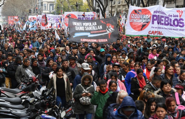 Argentina. Organizaciones sociales convocan para este martes jornada nacional de lucha en repudio al FMI