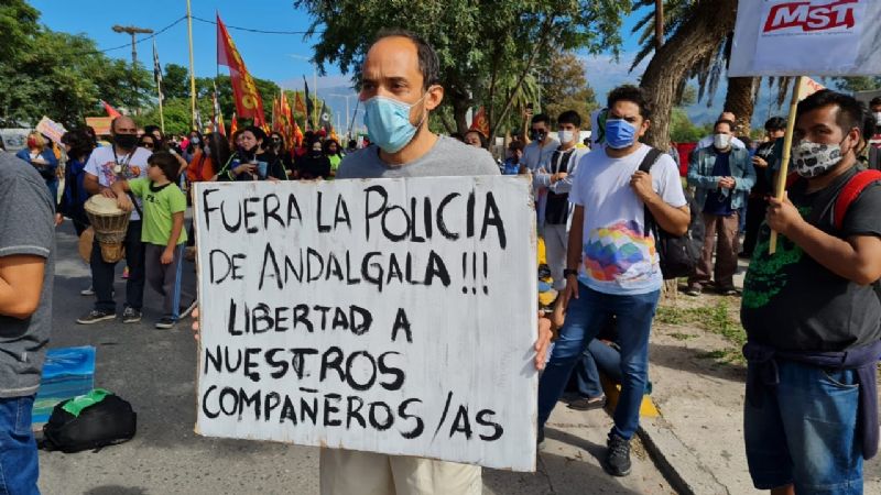 Ambientalistas piden la libertad de los detenidos por los hechos de violencia en Andalgalá