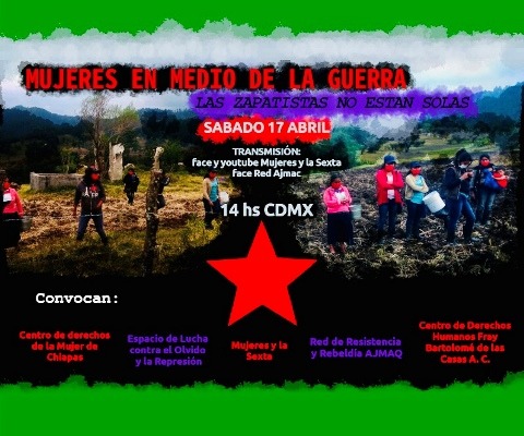 México. Foro “Mujeres en medio de la guerra: Las Zapatistas no están solas”