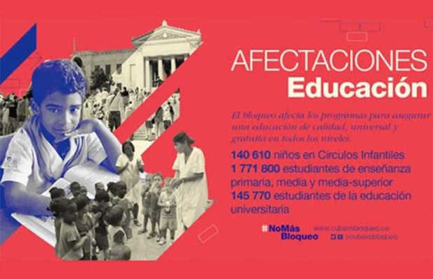 Cuba. El significado real del bloqueo para la Educación