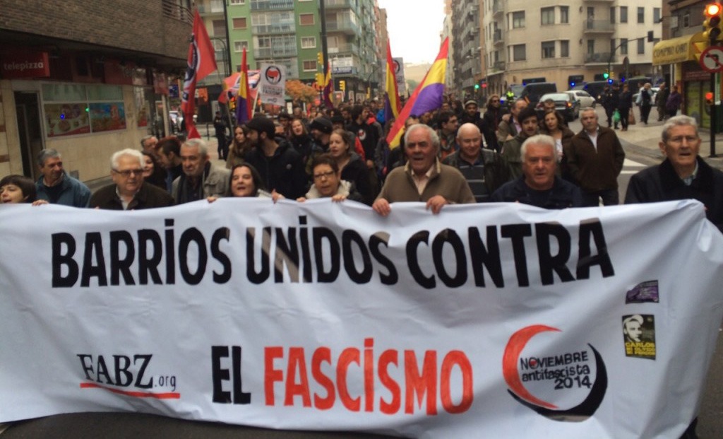 Entrevista a la Coordinadora Antifascista de Zaragoza: “Queremos la absolución de los 6 antifascistas y que se ponga fin al montaje policial”