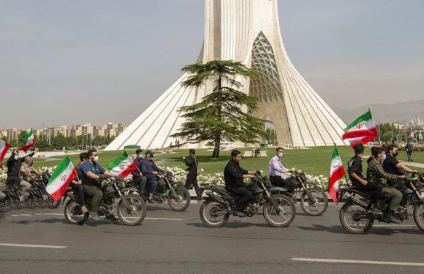 Iran. Reiteran su apoyo a palestina con marchas automovilísticas