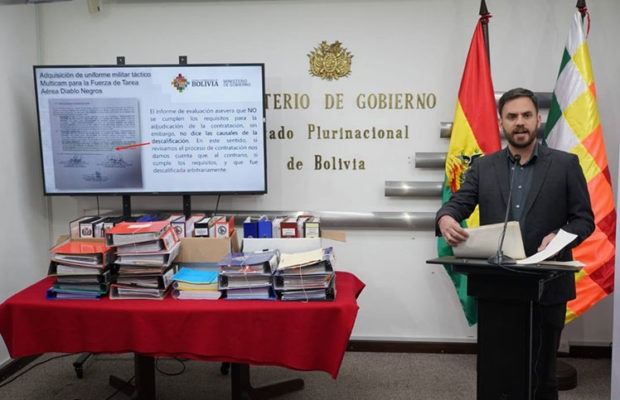 Bolivia. Revelan irregularidades de exministro de Gobierno