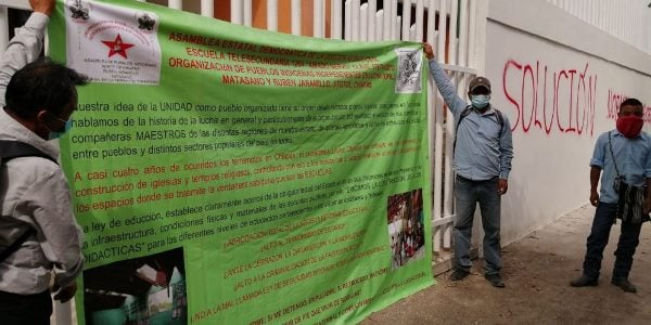 México. Cadena de cambios Usicam, continuidad de la reforma educativa neoliberal de EPN, denuncia magisterio movilizado en Chiapas