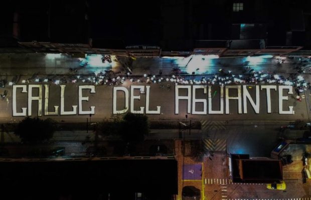 Colombia. Otro símbolo de resistencia: la «calle del Aguante» en Bogotá