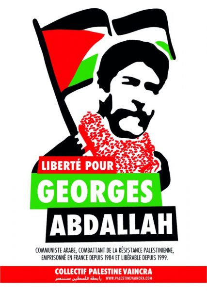 Comienza la semana internacional por la libertad del combatiente palestino Georges Abdallah